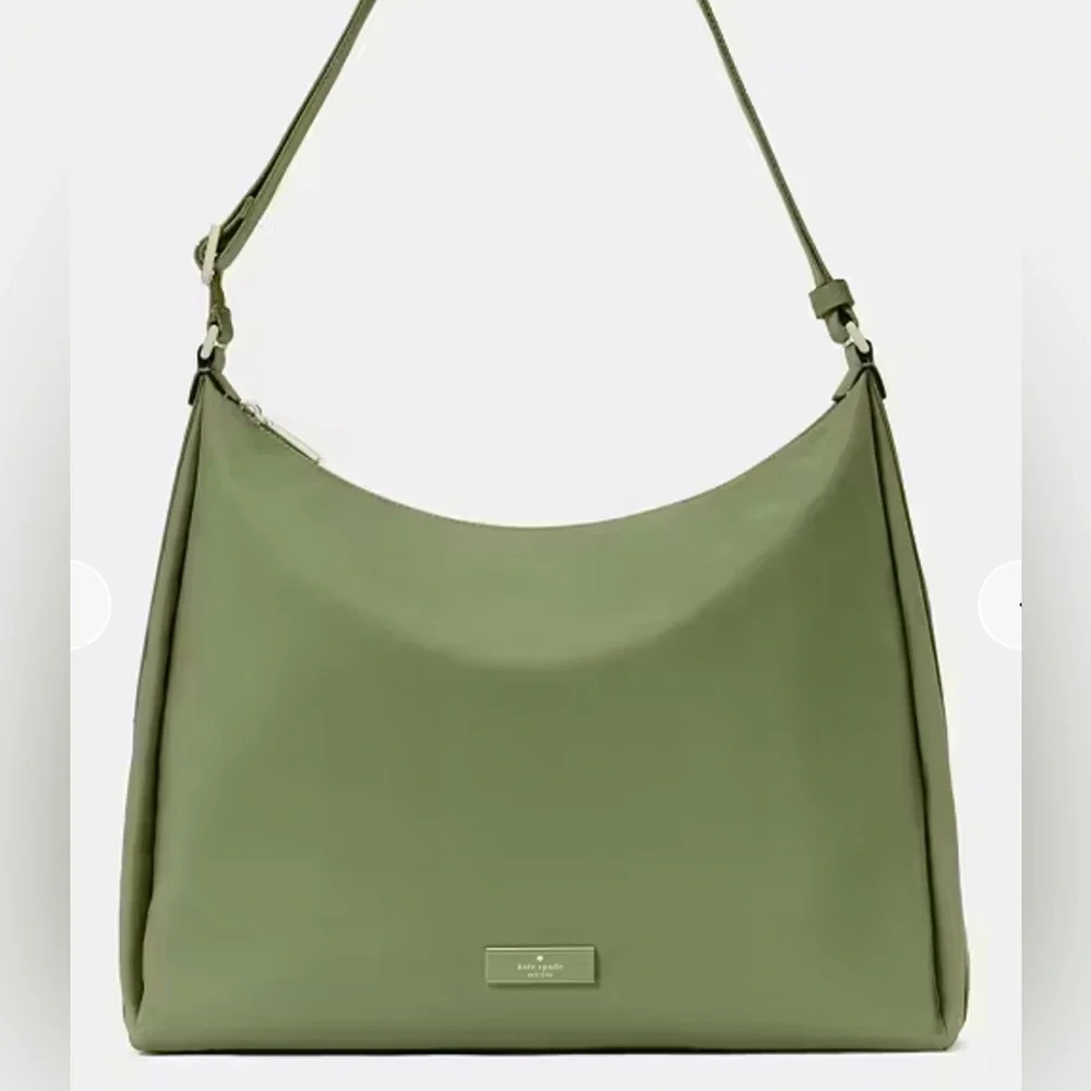 Kate Spade Carter Nylon Large Convertible Crossbody Cedar Stand Green
